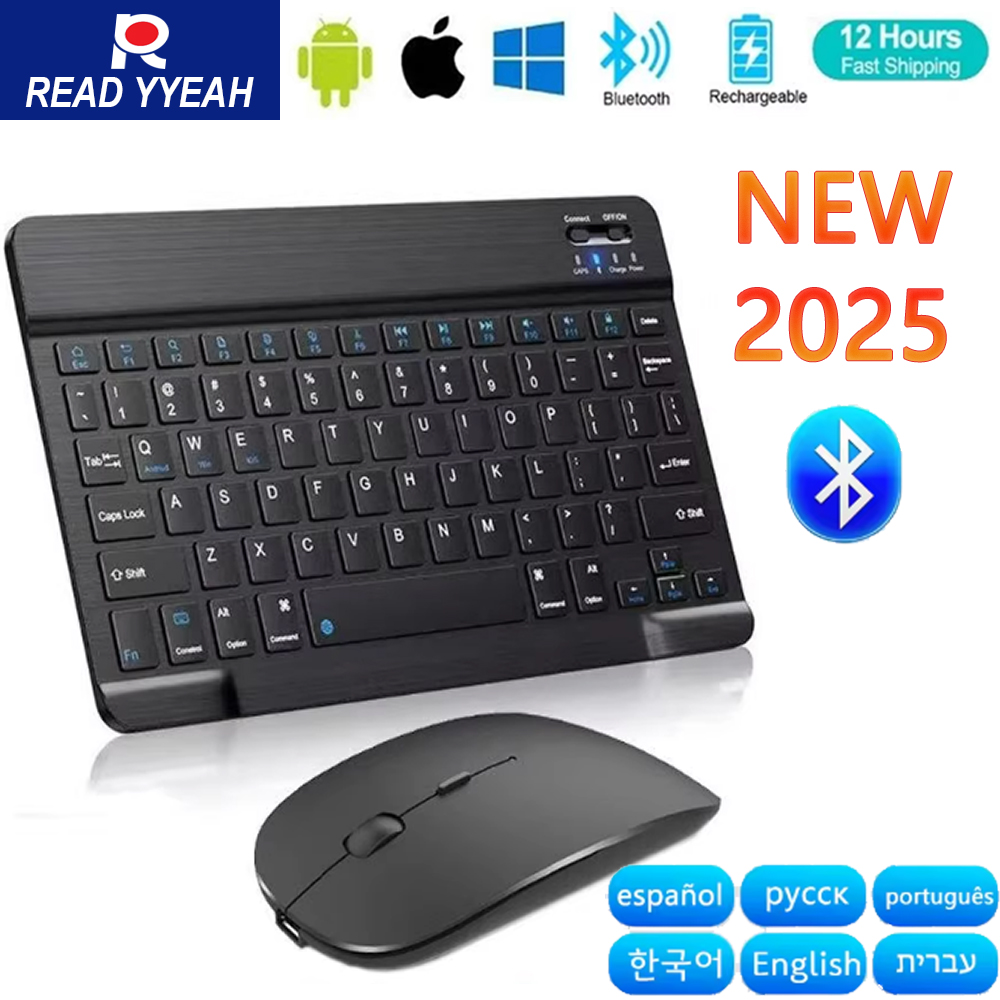 Gaming Keyboard And Mouse Wireless - New 2025 Bluetooth Wireless Keyboard Mouse