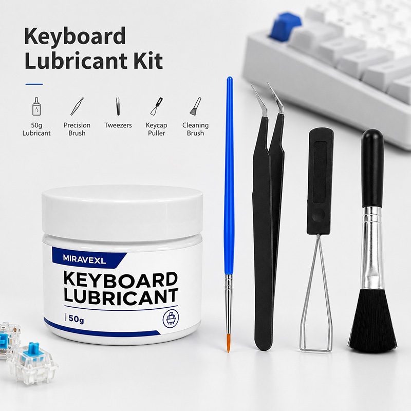 Gaming Keyboard That Is Quiet - MIRAVEXL Keyboard Lube Kit 50g, Eliminates