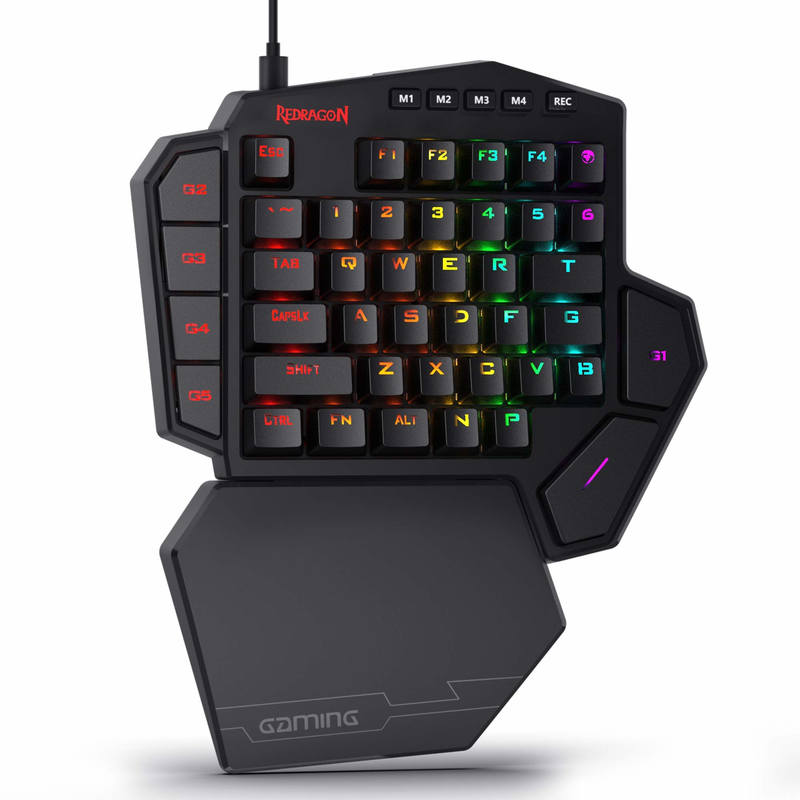 Redragon K585 DITI One-Handed  - Gaming Keyboard Half ulasan dan harga