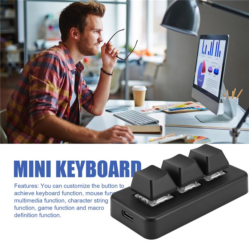 MK321 Progammable Macro Mini K - Gaming Keyboard Mechanical ulasan dan harga