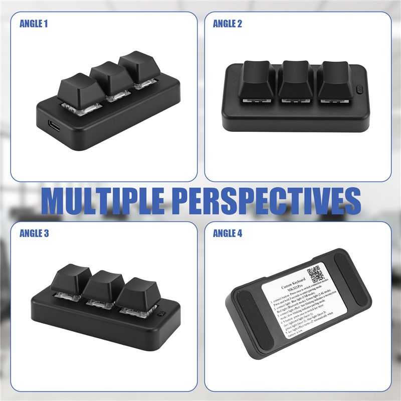 MK321 Progammable Macro Mini K - Gaming Keyboard Mechanical ulasan dan harga
