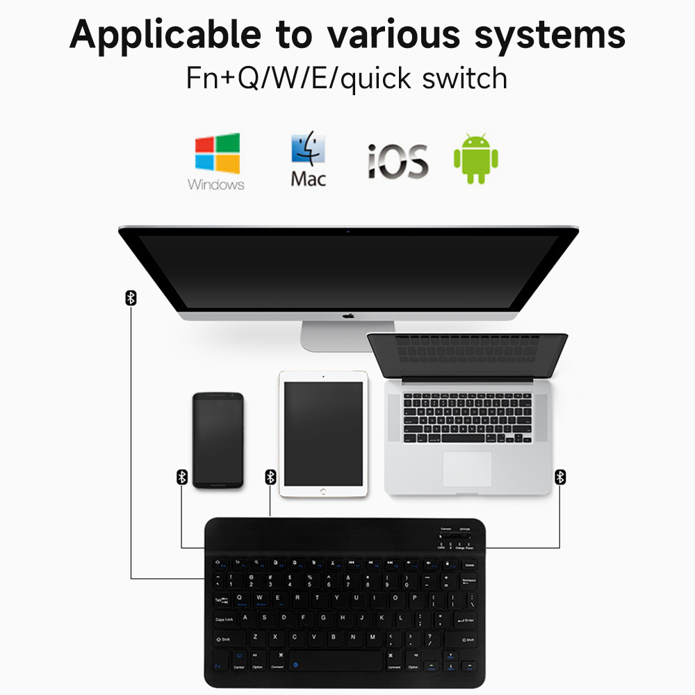 Bluetooth Keyboard for IOS And - Gaming Keyboard And Mouse Wireless ulasan dan harga