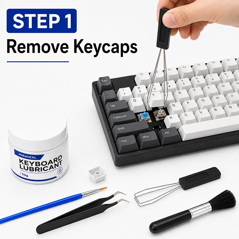 MIRAVEXL Keyboard Lube Kit 50g - Gaming Keyboard That Is Quiet ulasan dan harga