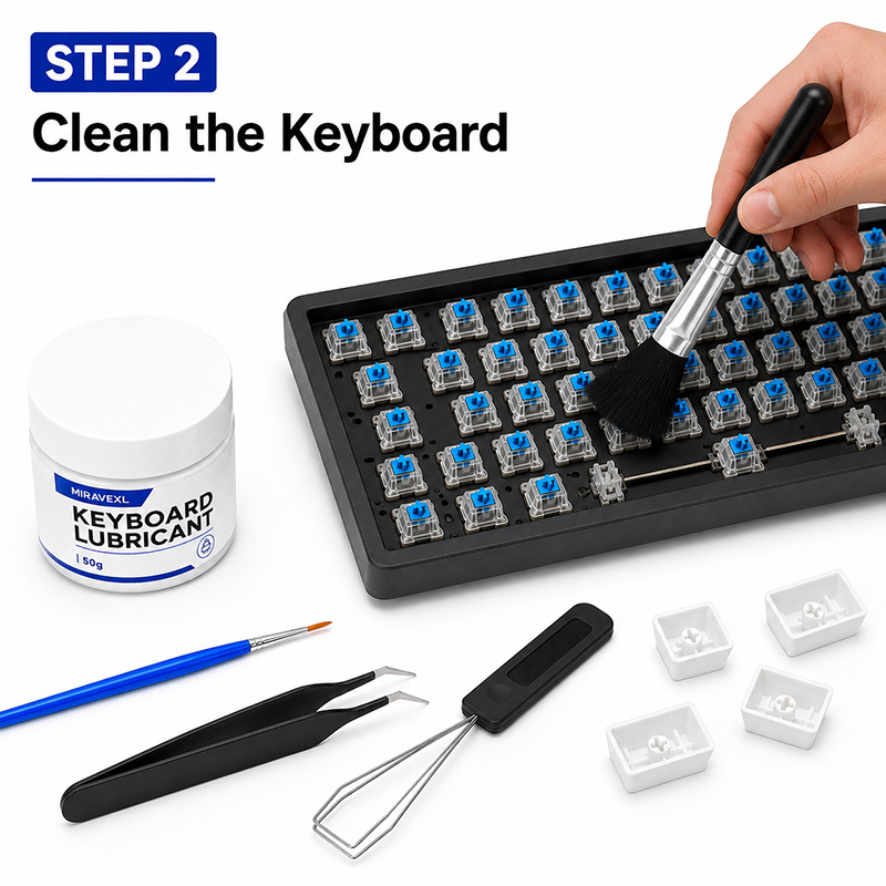 MIRAVEXL Keyboard Lube Kit 50g - Gaming Keyboard That Is Quiet ulasan dan harga