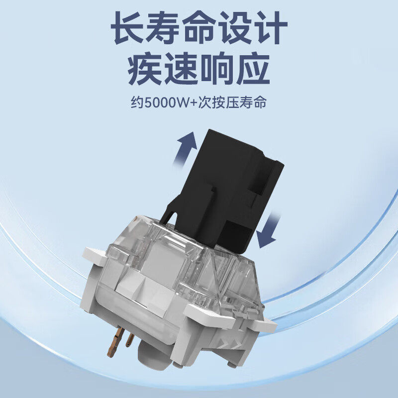 Mechanical Keyboard Switch Dus - Gaming Keyboard Blue Switches ulasan dan harga