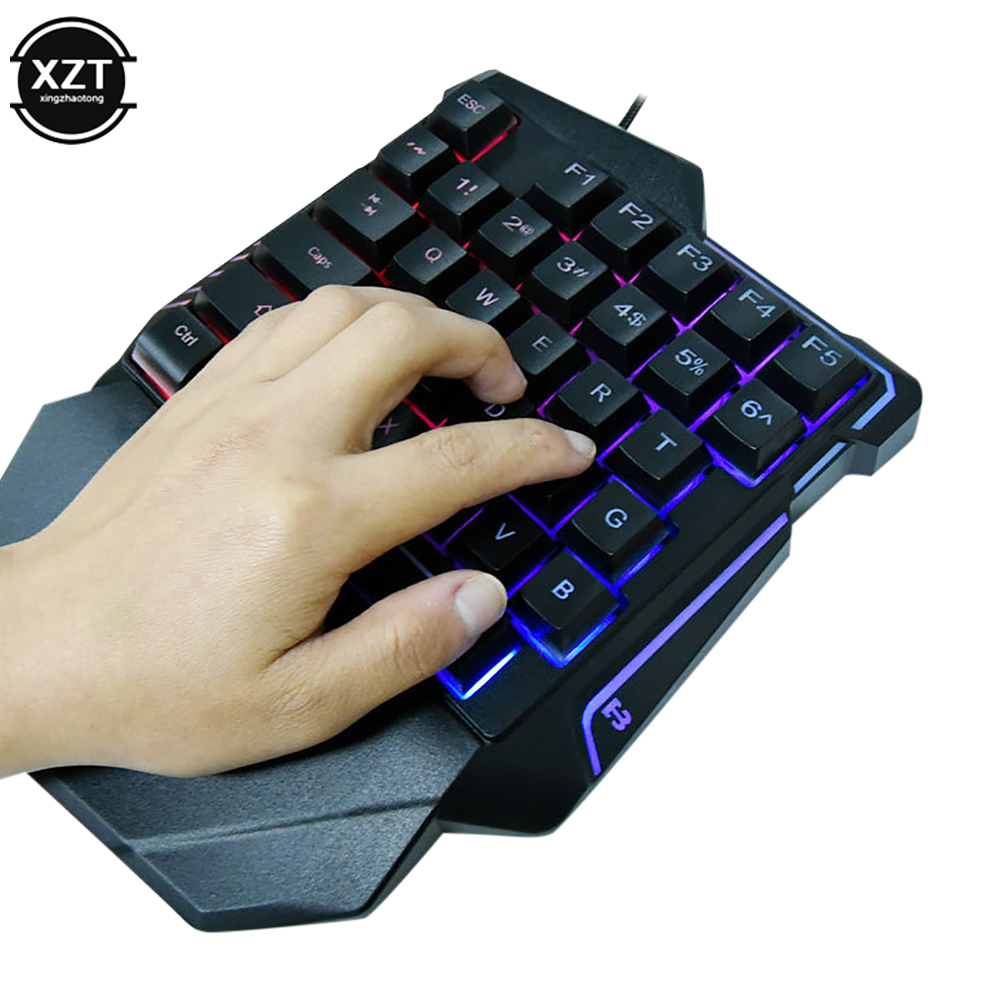 USB One-handed Keyboard Gaming - Gaming Keyboard Half ulasan dan harga