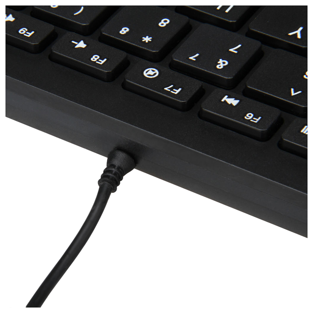 with Thai Arabic Russian Hebre - Gaming Keyboard That Is Quiet ulasan dan harga