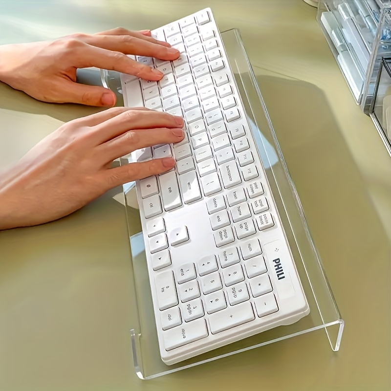 Acrylic keyboard stand, transp - Keyboard Gaming Transparent ulasan dan harga