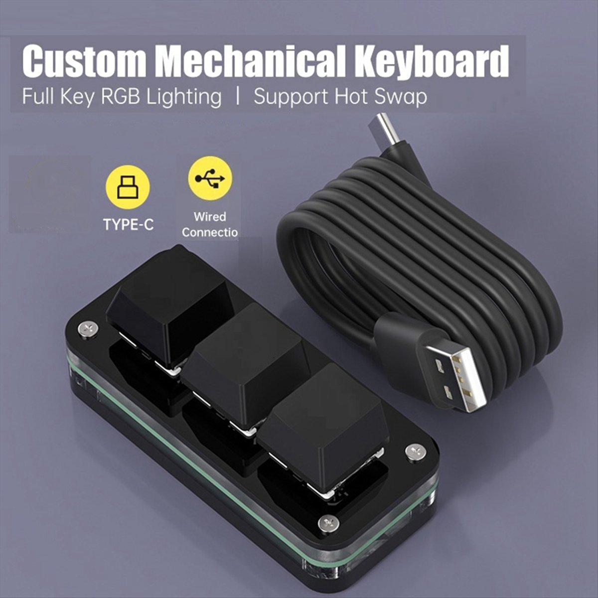 doyou 3 Keys Macro Programming - Gaming Keyboard Types ulasan dan harga