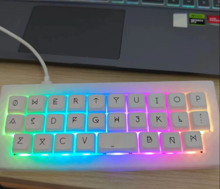 MiFuny Alpha28 Mini Keyboard K - Gaming Keyboard Half ulasan dan harga