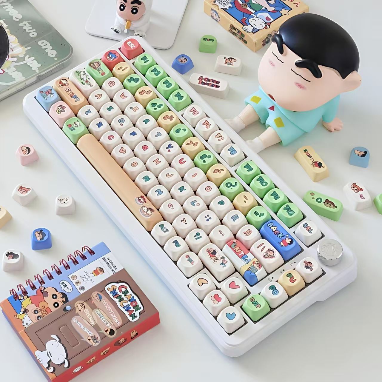 Crayon Shin-chan MOA Keycap Cu - Gaming Keyboard Mechanical ulasan dan harga