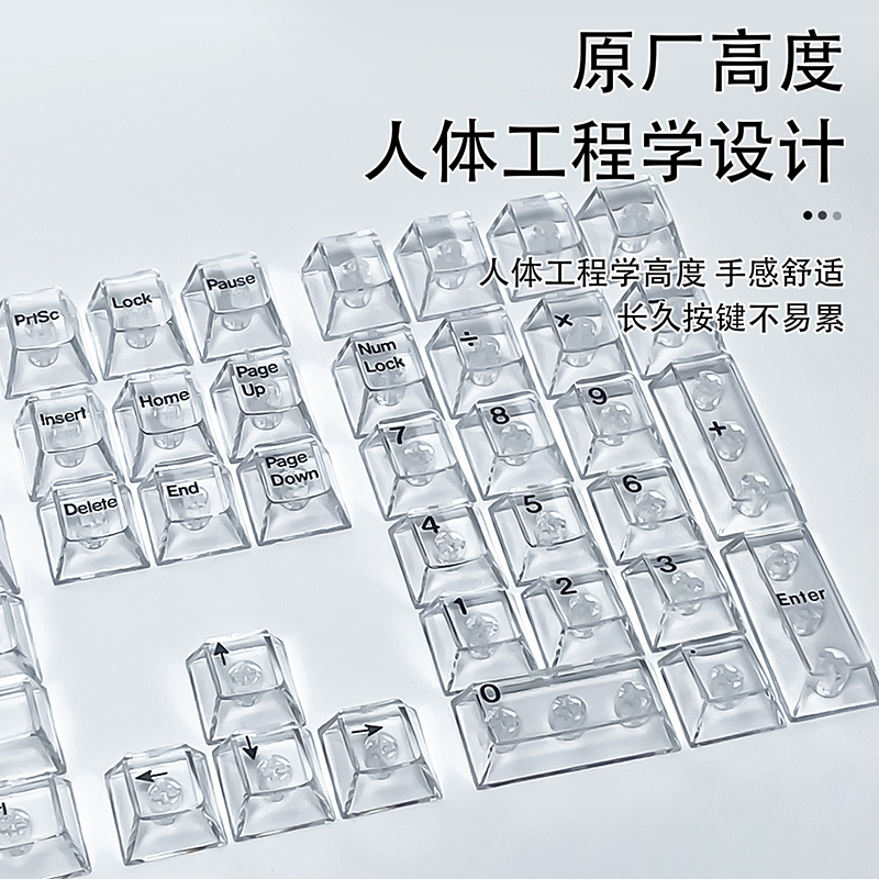 Crystal Transparent Cherry Pro - Keyboard Gaming Transparent ulasan dan harga
