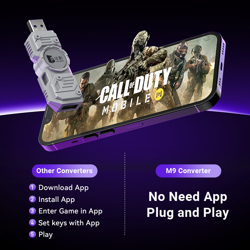 Mobile Games Converter Kit Mob - Gaming Keyboard Half ulasan dan harga