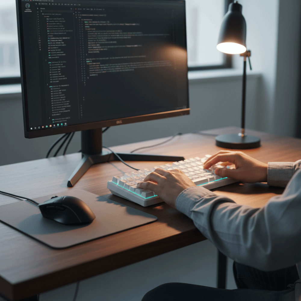 Wired Connection Gaming Mechan - Gaming Keyboard That Is Quiet ulasan dan harga
