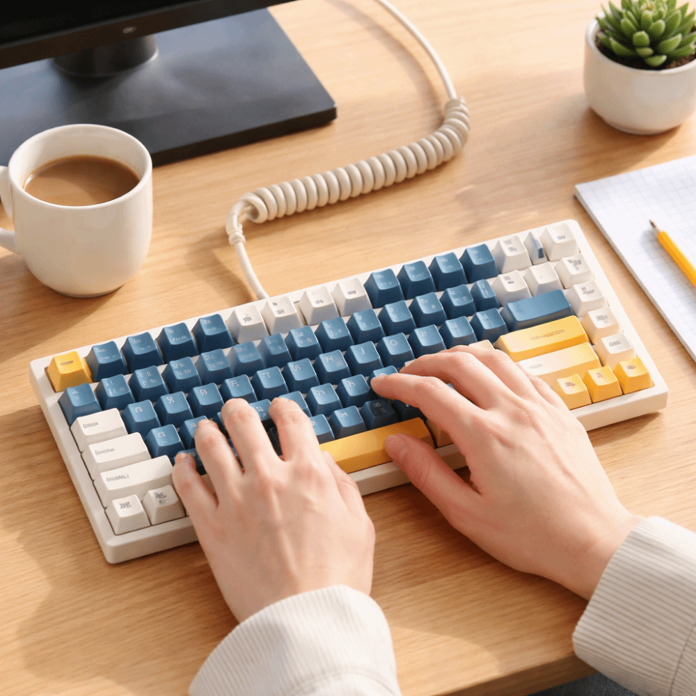 Wired Connection Gaming Mechan - Gaming Keyboard That Is Quiet ulasan dan harga